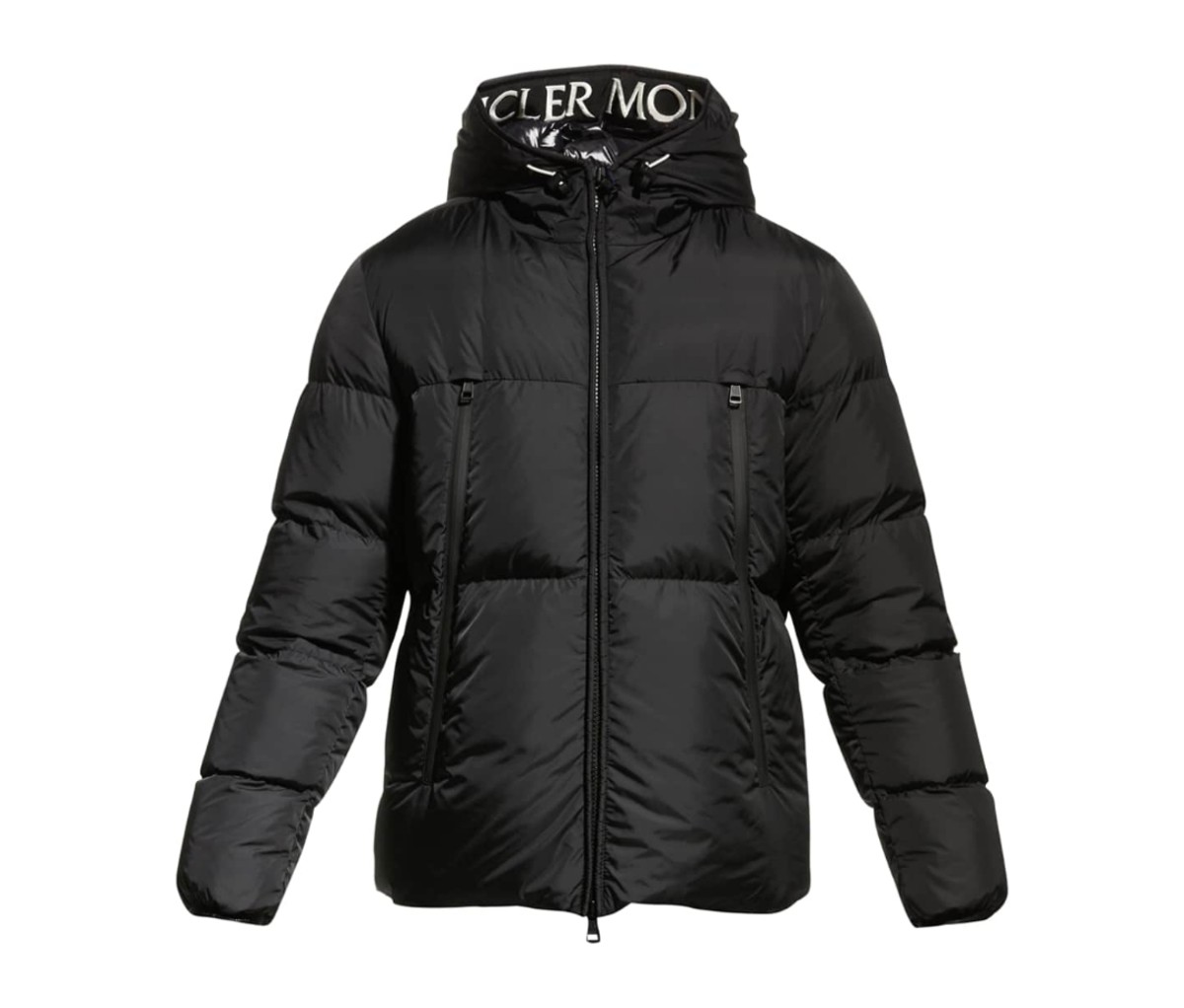 Moncler Men's Montcla Logo-Hood Puffer Jacket
