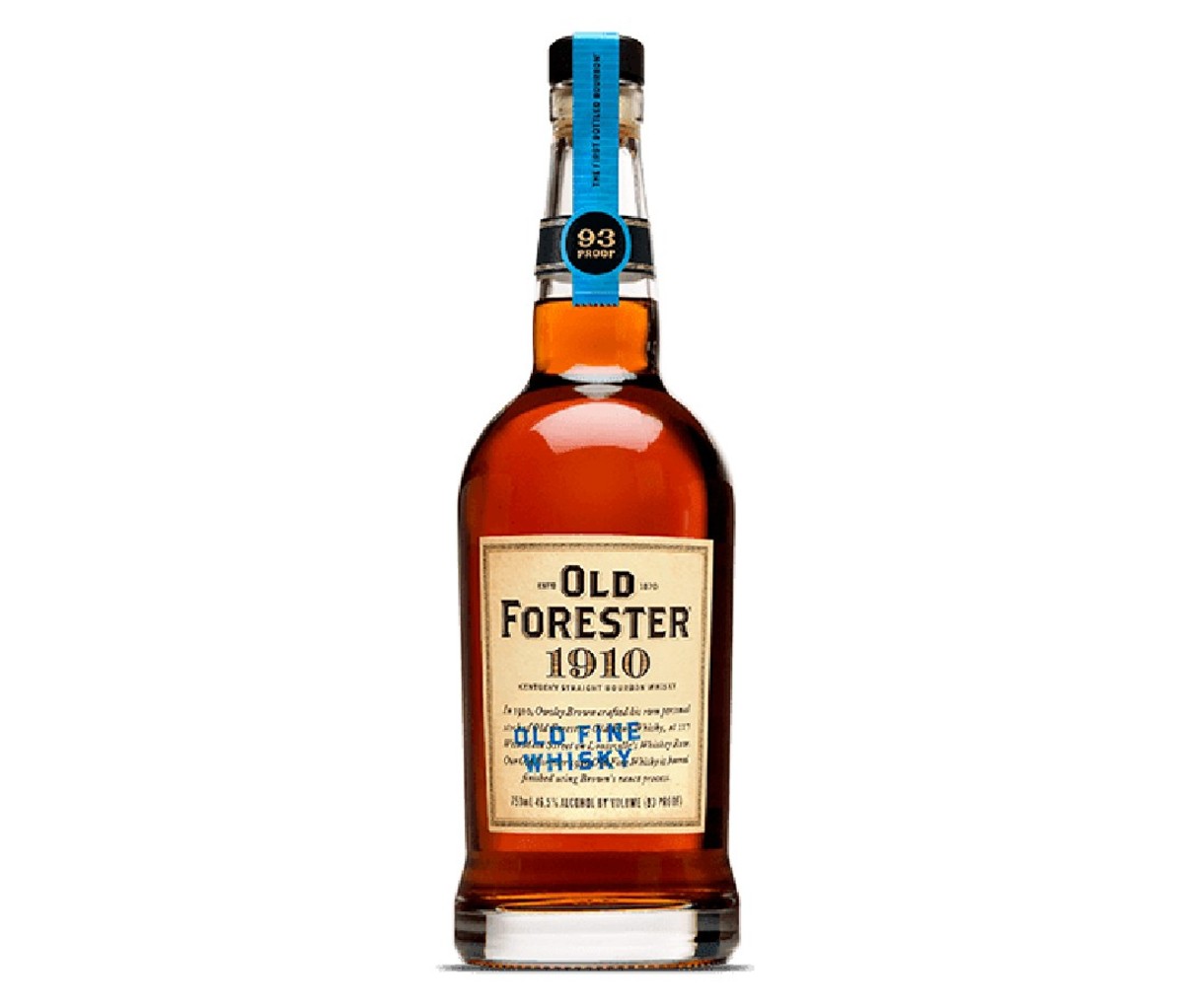 Bottle of Old Forester 1910 whisky