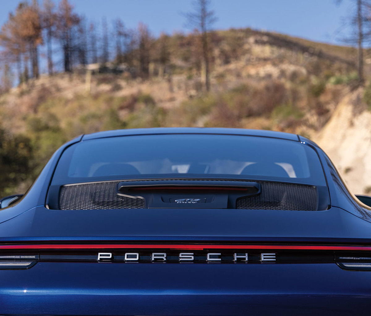 Porsche rear spoiler