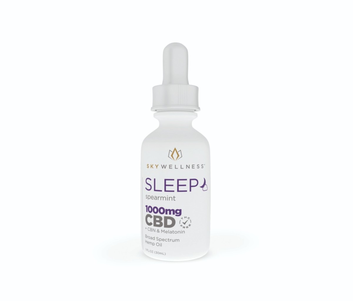 Sky Wellness CBD sleeping oil drops