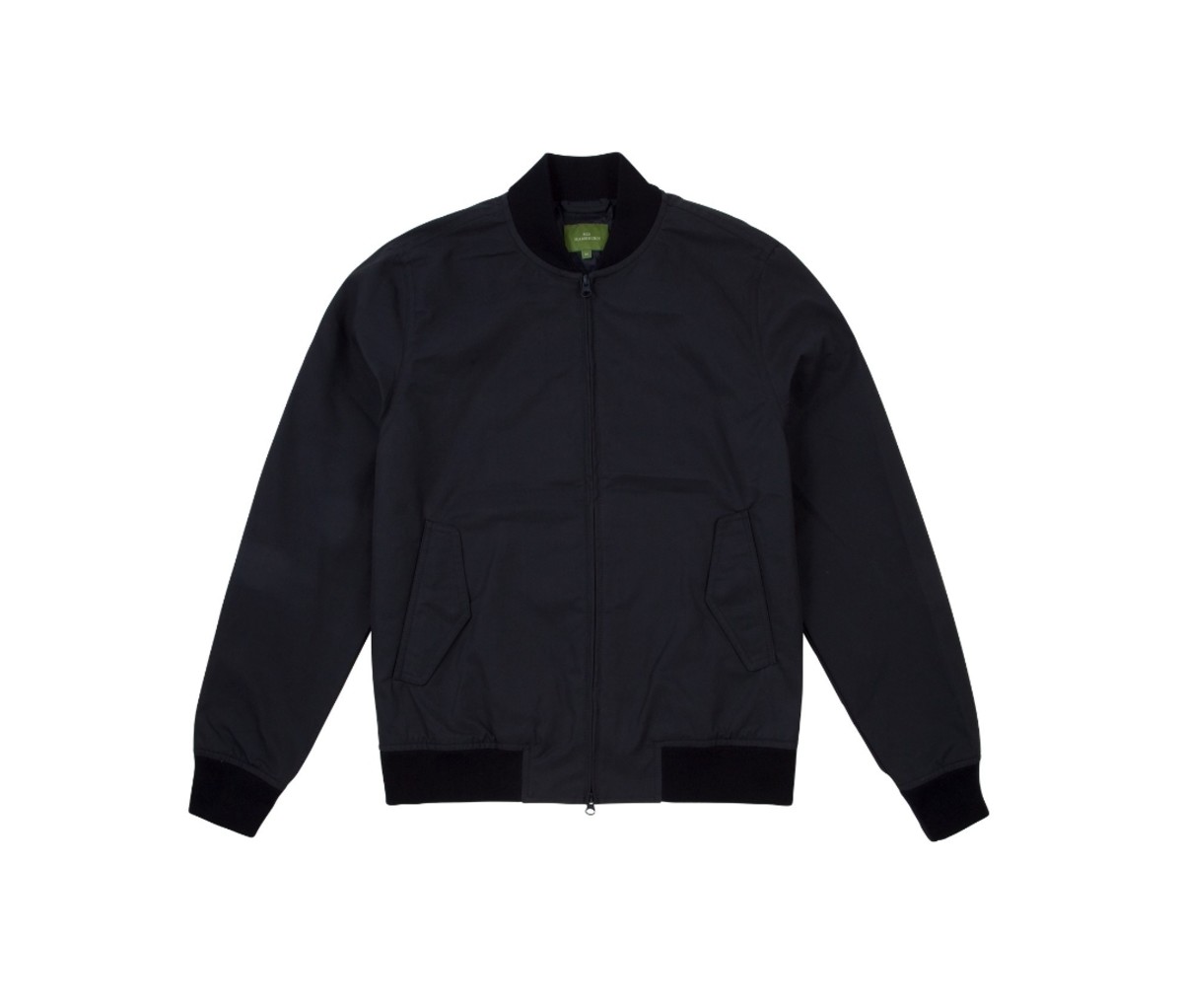 Sid Mashburn Bomber Jacket Navy Fatigue Twill