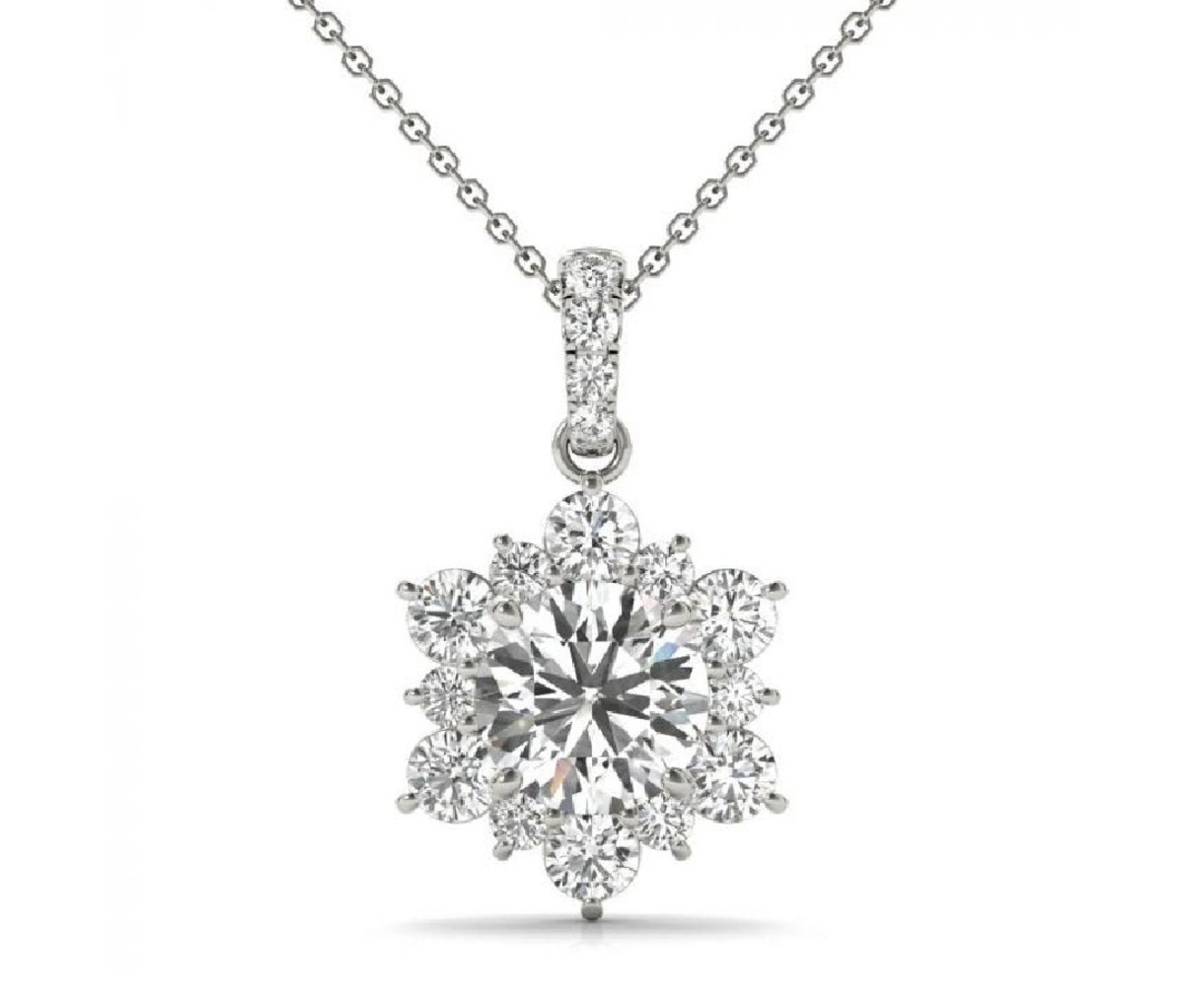 Starburst Diamond Pendant