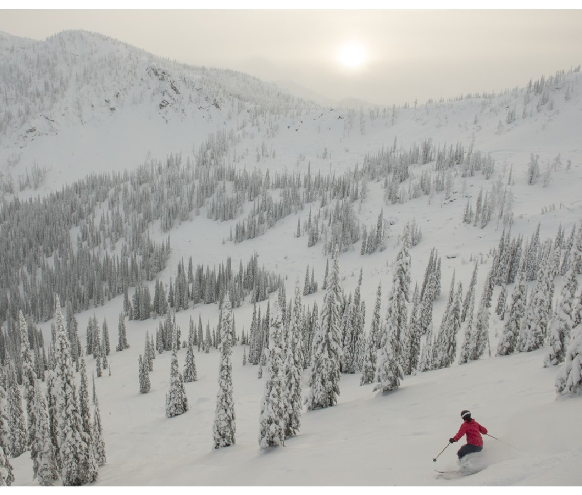 Downhill skiing at Whitewater Ski Resort