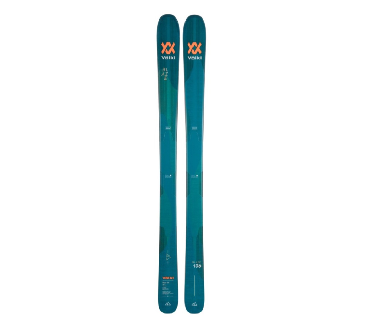 Pair of Volkl Blaze 106 skis