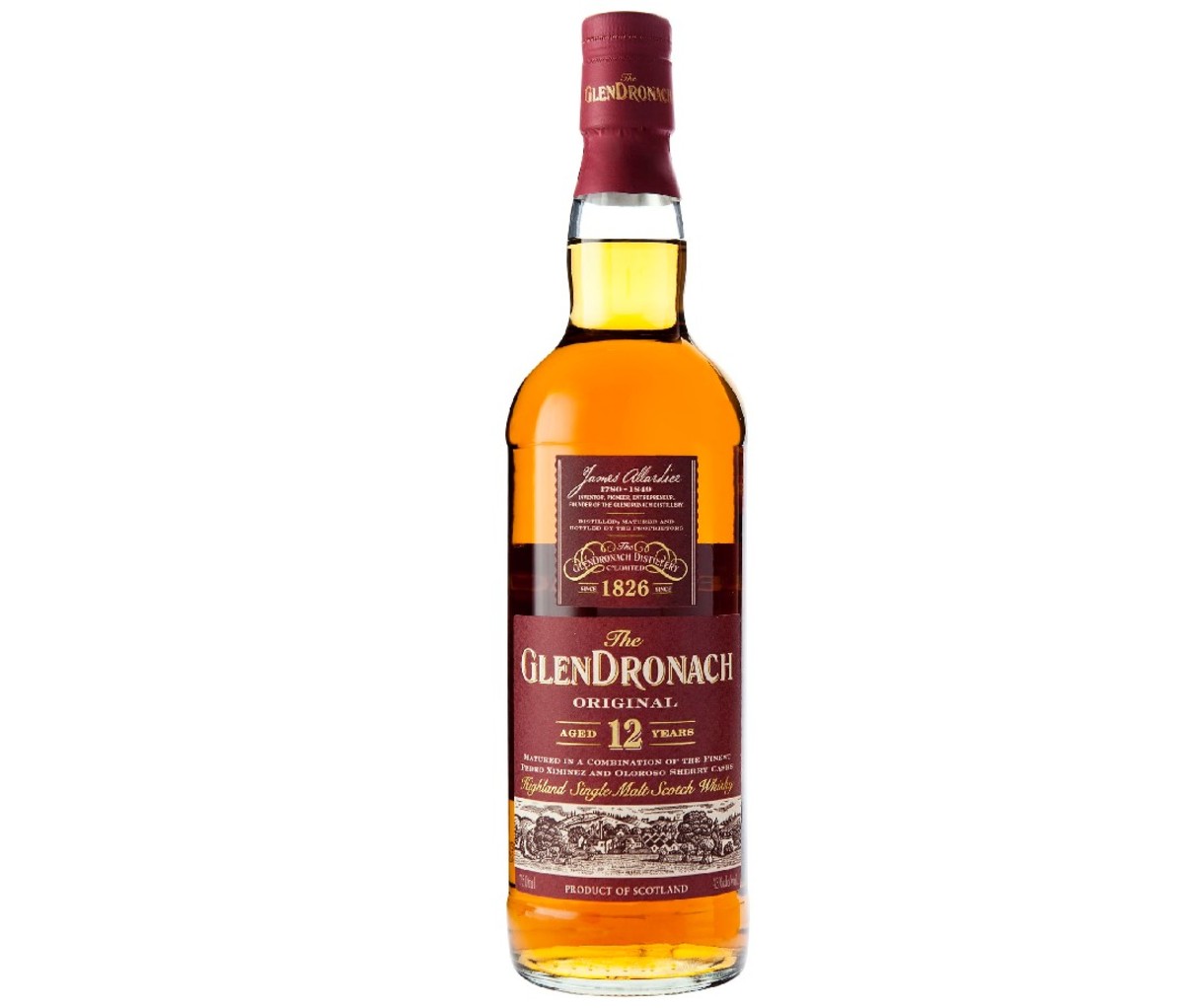 Bottle of GlenDronach 12 Year Single Malt Scotch Whisky