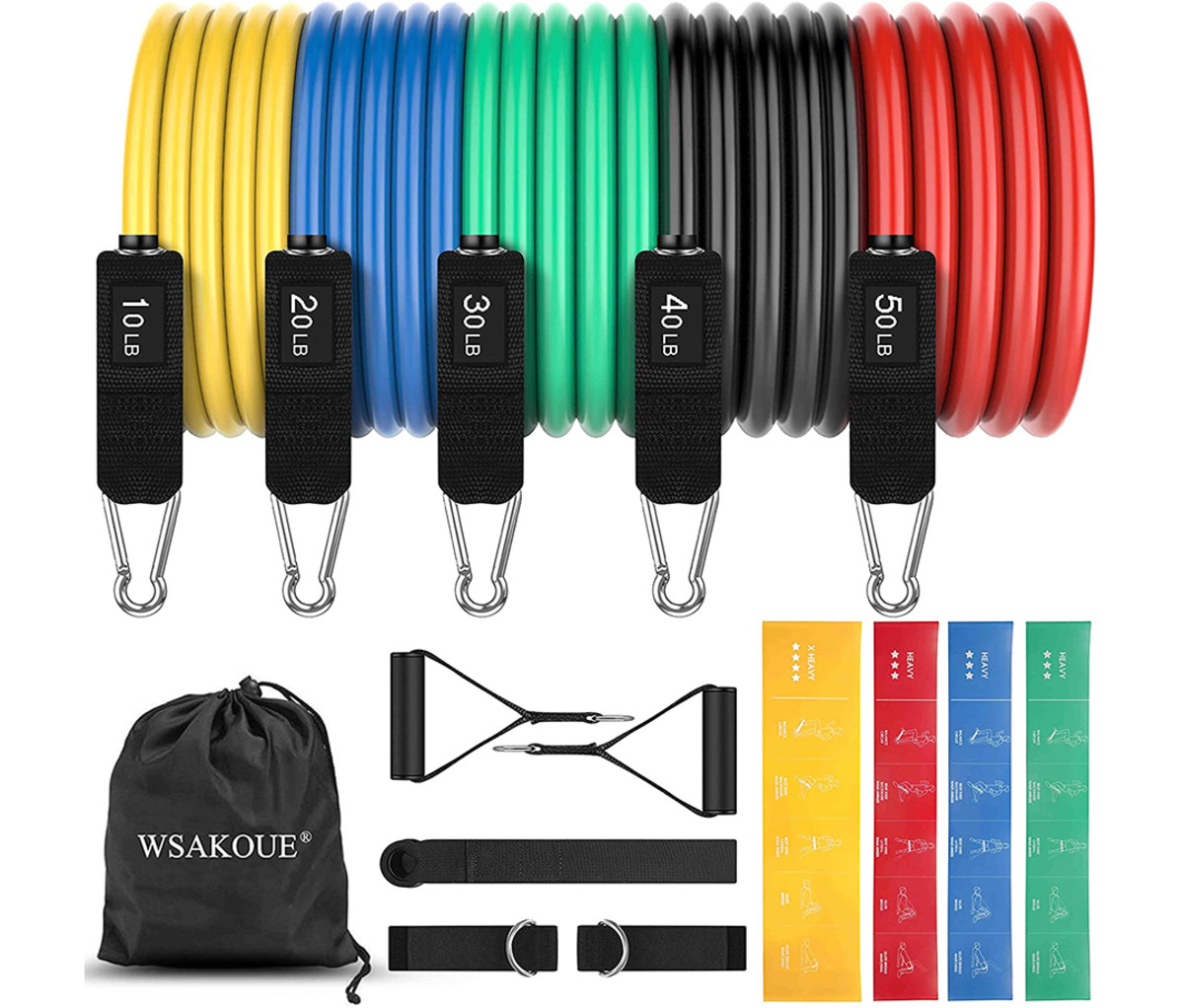 WSAKOUE Resistance Bands Set