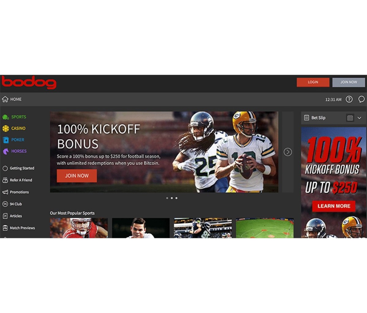 Bodog sport betting site