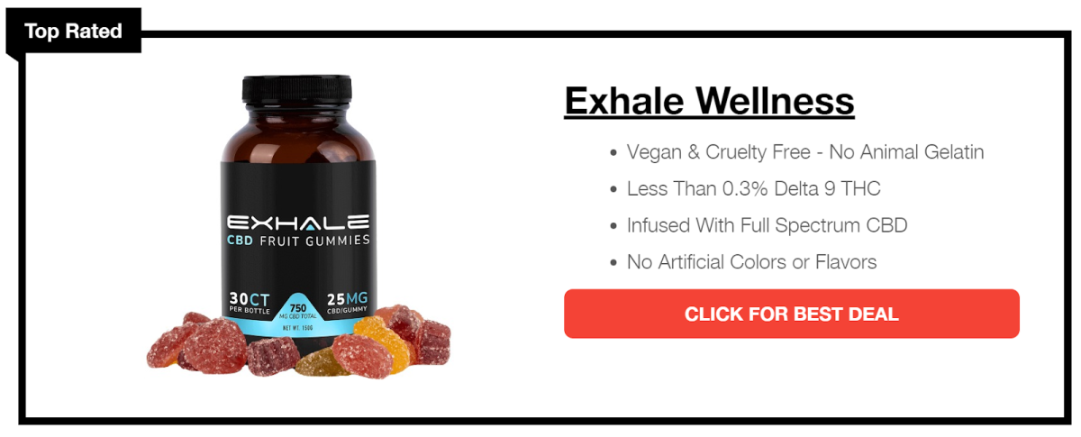 ExhaleWellness - Overall Best CBD Gummies & Hemp Edibles On The Market