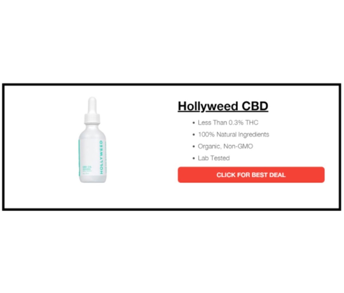 Hollyweed – Cannabis Oil Made with Organic Hemp Flower