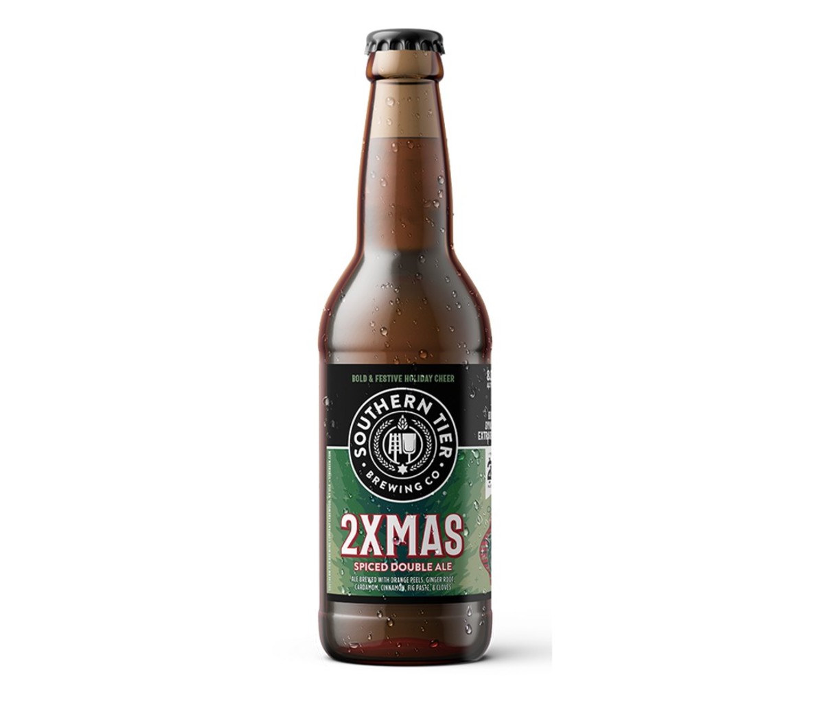 A bottle of Southern Tier 2XMAS
