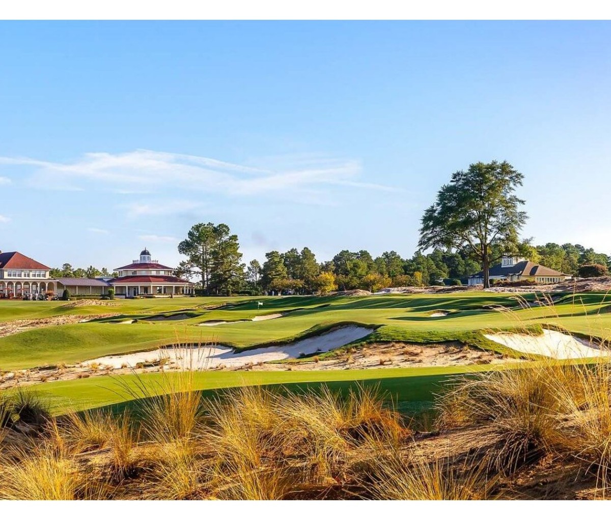 Landscape of The Cradle golf course at Pinehurst Resort