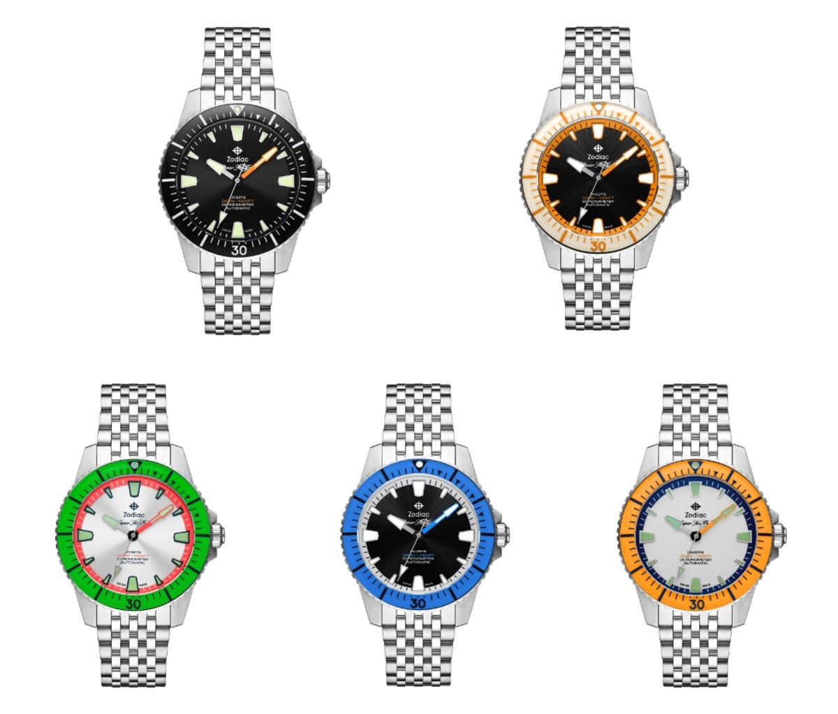 Zodiac Super Sea Wolf Pro-Diver Mainline Watches