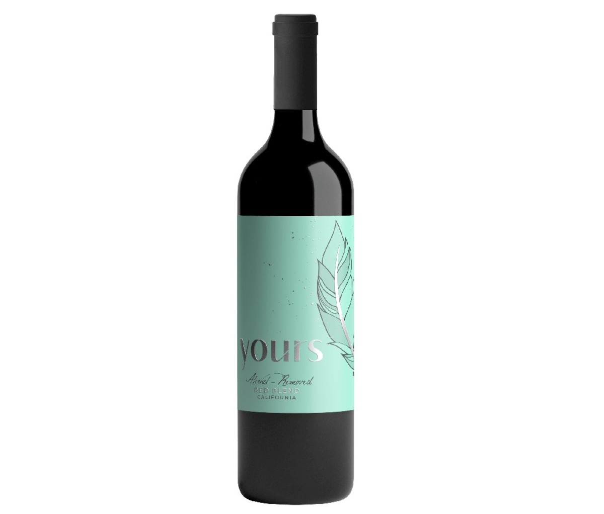 Bottle of YOURS Non-Alcoholic Wine California Red Blend