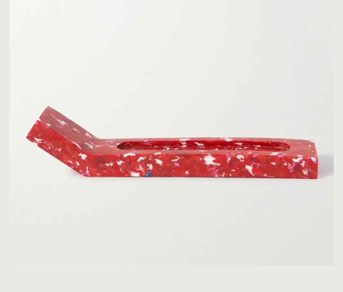 Marble-Effect Recycled Plastic Incense Holder by Space Available