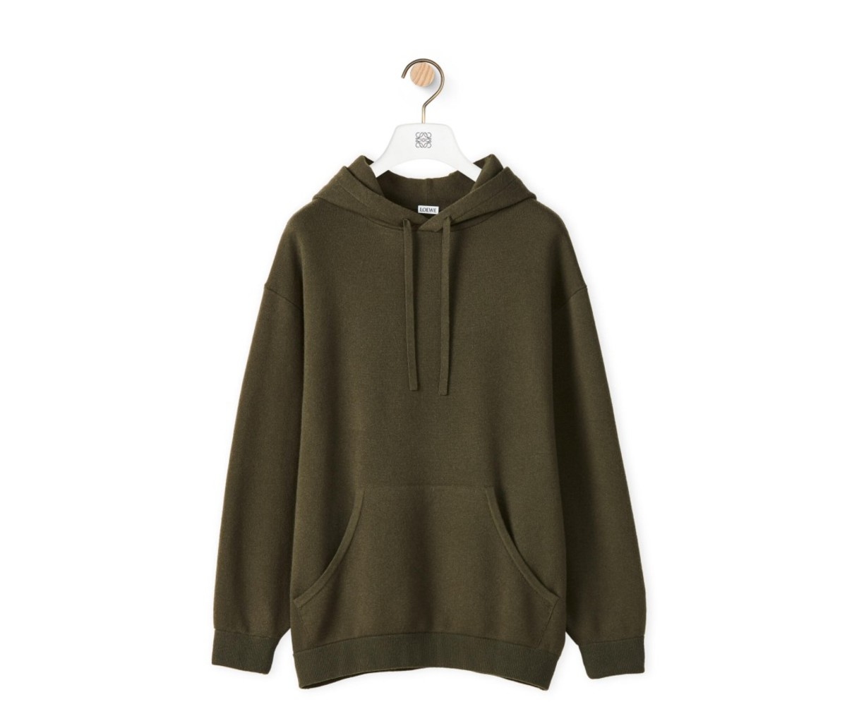 Loewe Knit Hoodie in Wool and Cashmere