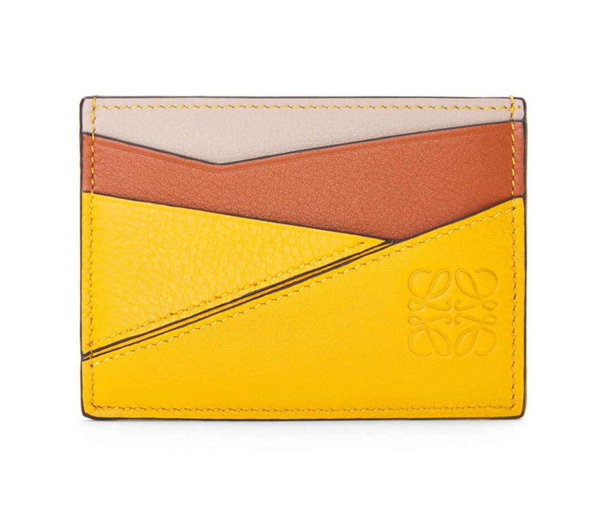 Calfskin Puzzle Plain Cardholder