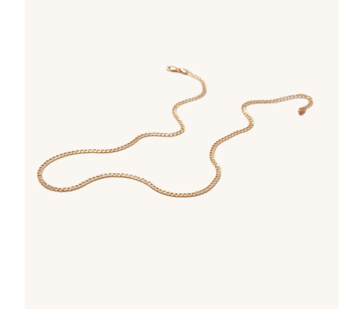 Mejuri Flat Curb Chain Necklace