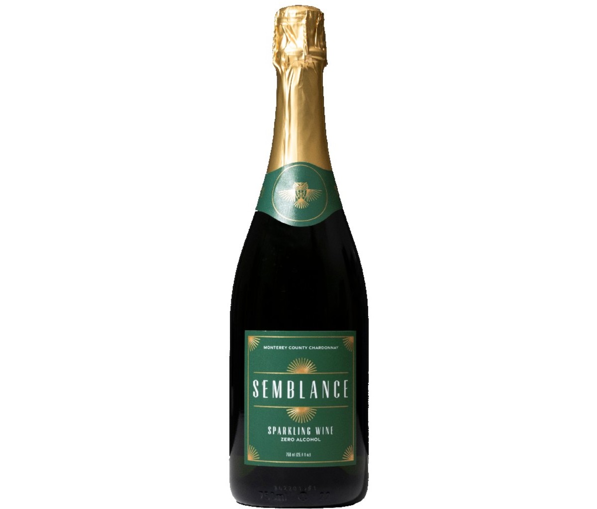 Bottle of Semblance Zero-Alcohol Sparkling Chardonnay