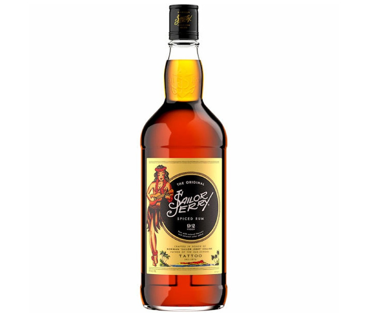 Bottle of Sailor Jerry Spiced Rum