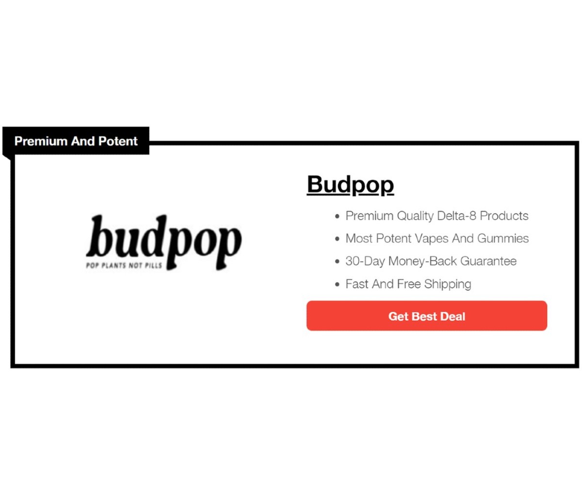 BudPop - Most Potent & High Quality Delta-8 THC Products, Runner Up