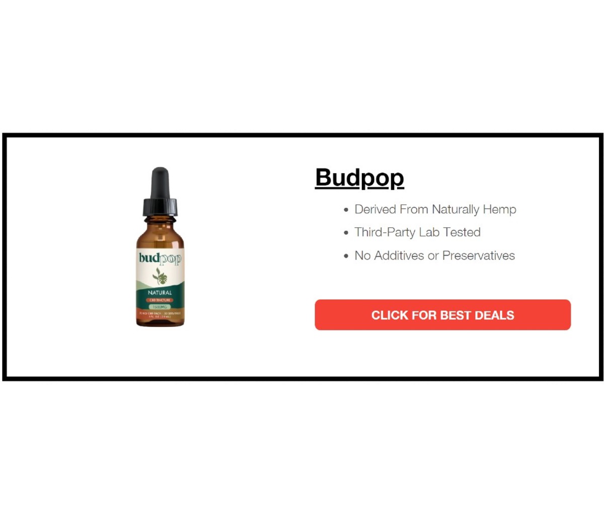 BudPop: Best CBD Oil for Pain & Inflammation
