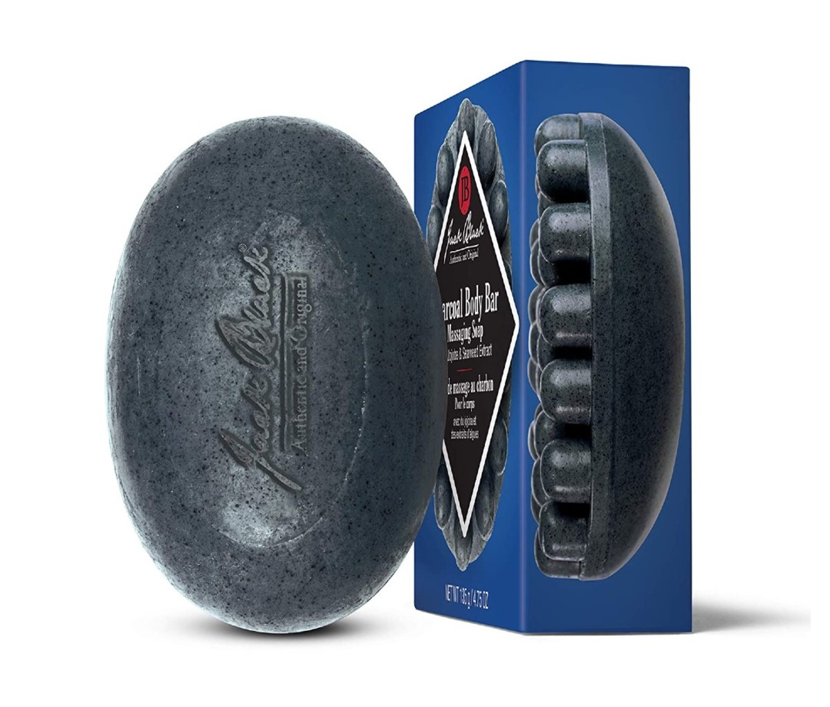 Jack Black Charcoal Body Bar Massaging Soap