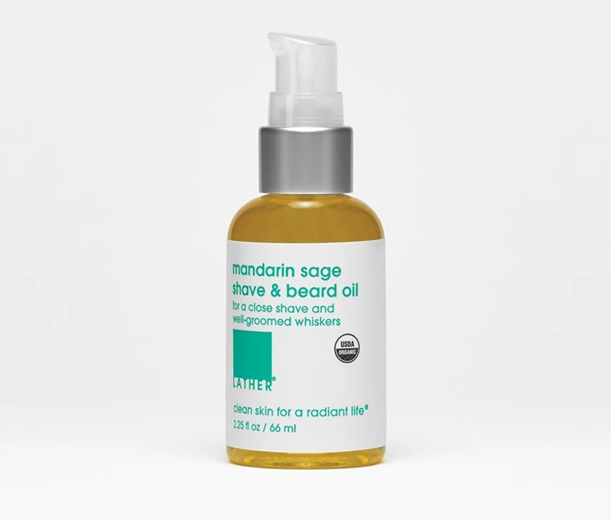 Lather Mandarin Sage Shave and Beard Oil