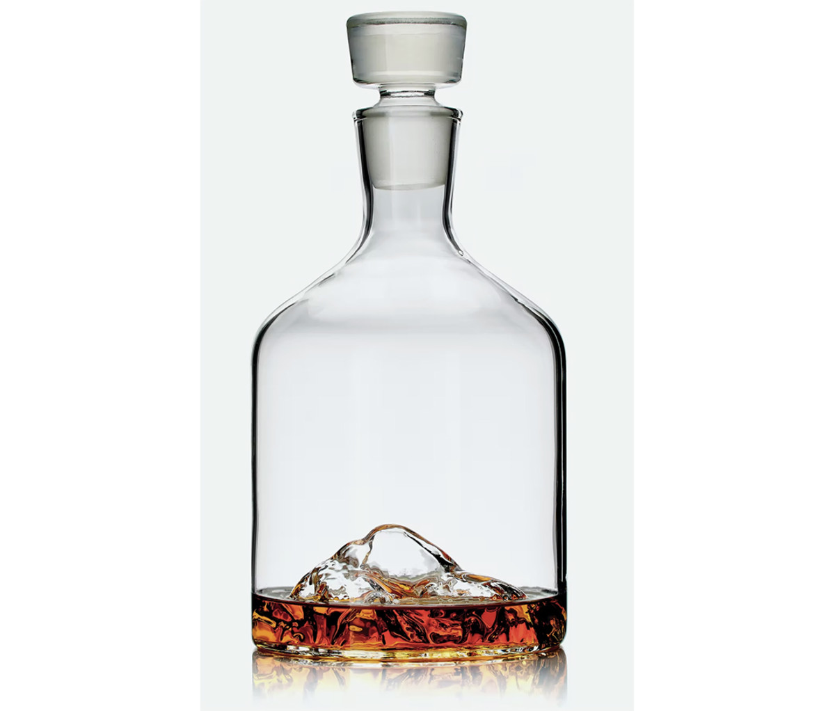 Whiskey Peaks Mountain Decanter