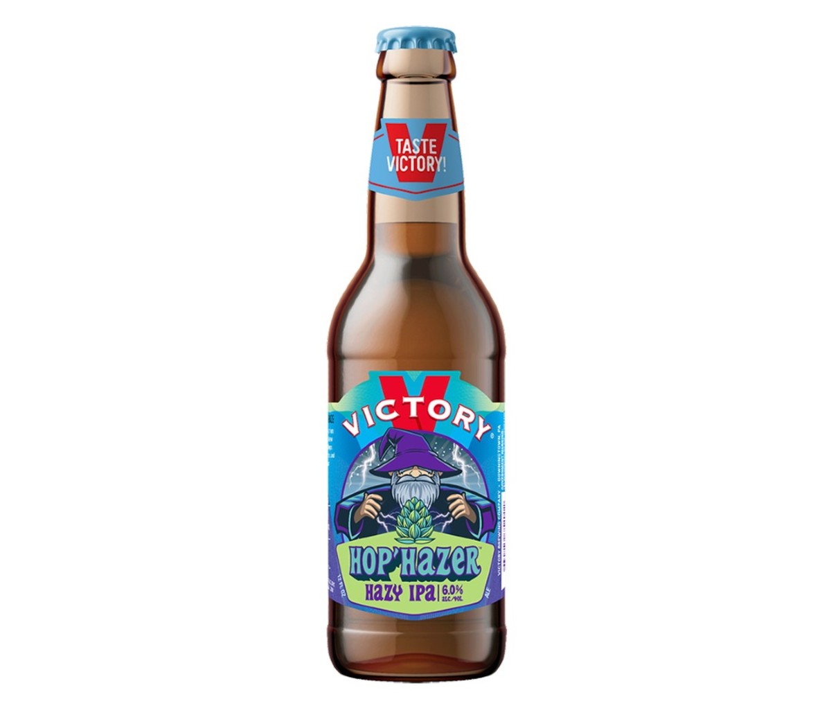 A bottle of Victory Hop’Hazer