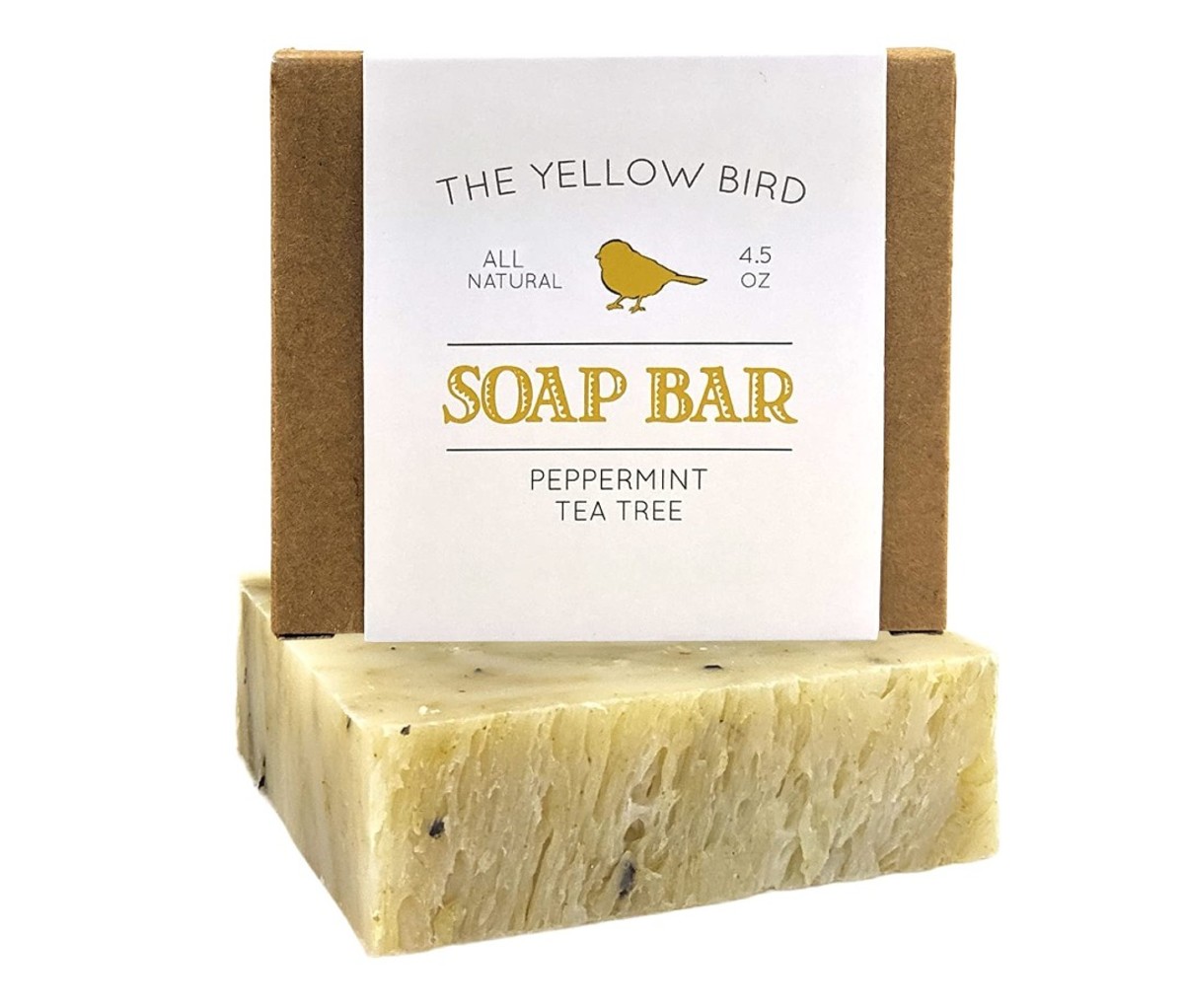 The Yellow Bird Peppermint and Tea Tree Soap Bar