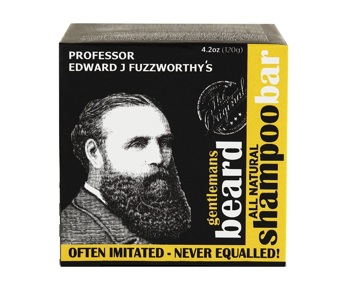 Professor Edward J Fuzzworthy’s Beard Shampoo Bar