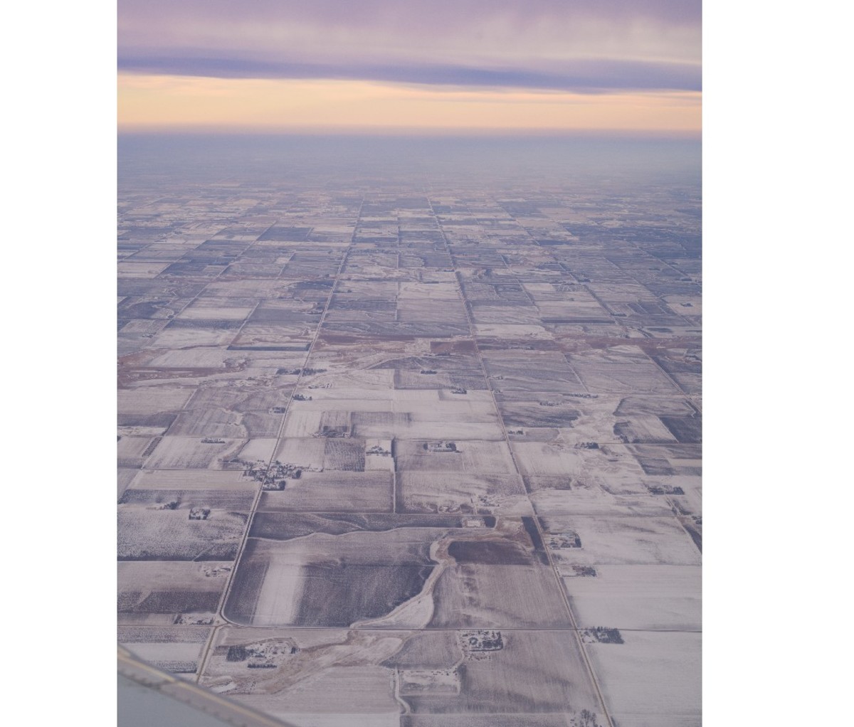 Aerial photograph of Great Plains with Leica M11 camera
