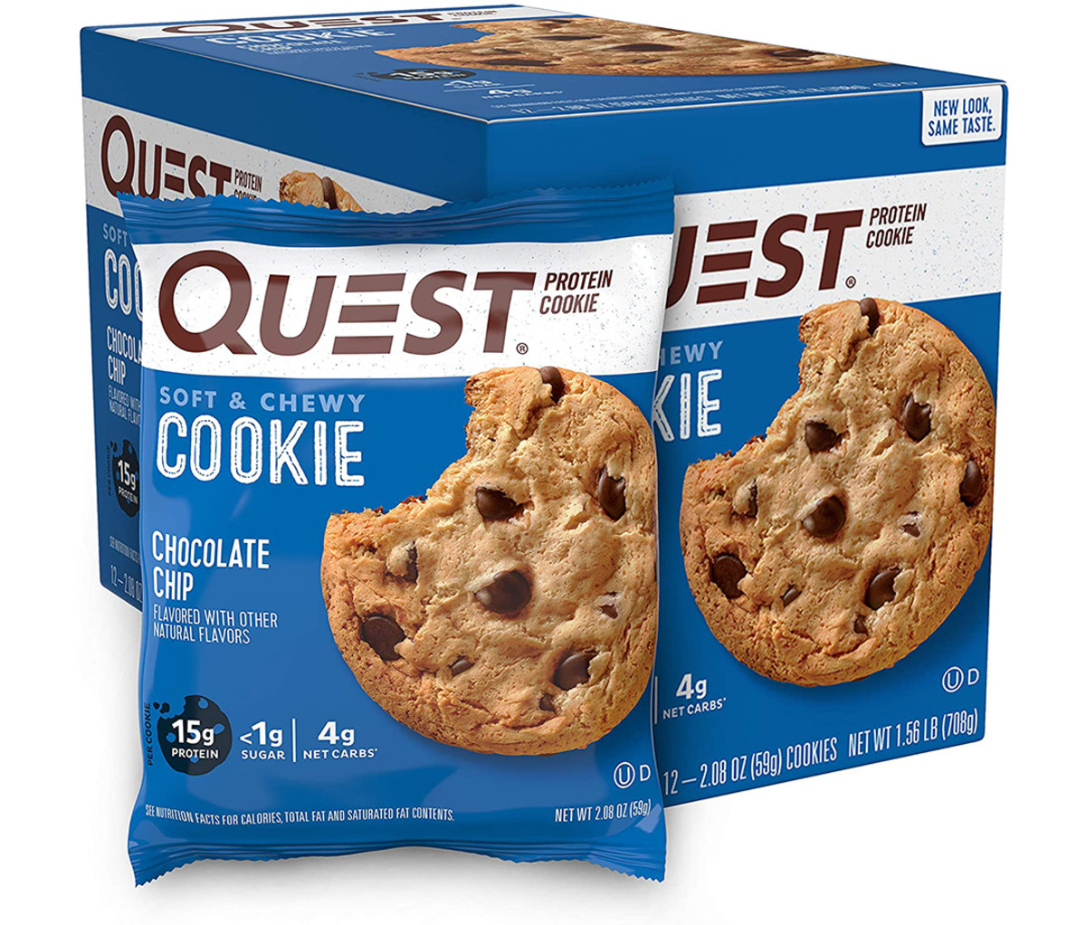 Quest Nutrition Chocolate Chip Protein Cookie 12 Pack
