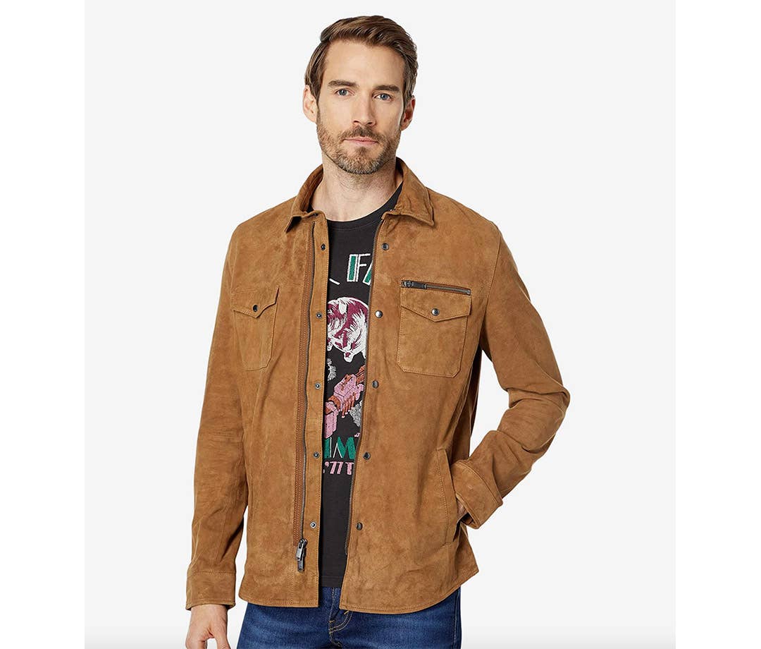 This John Varvatos Suede Jacket is 