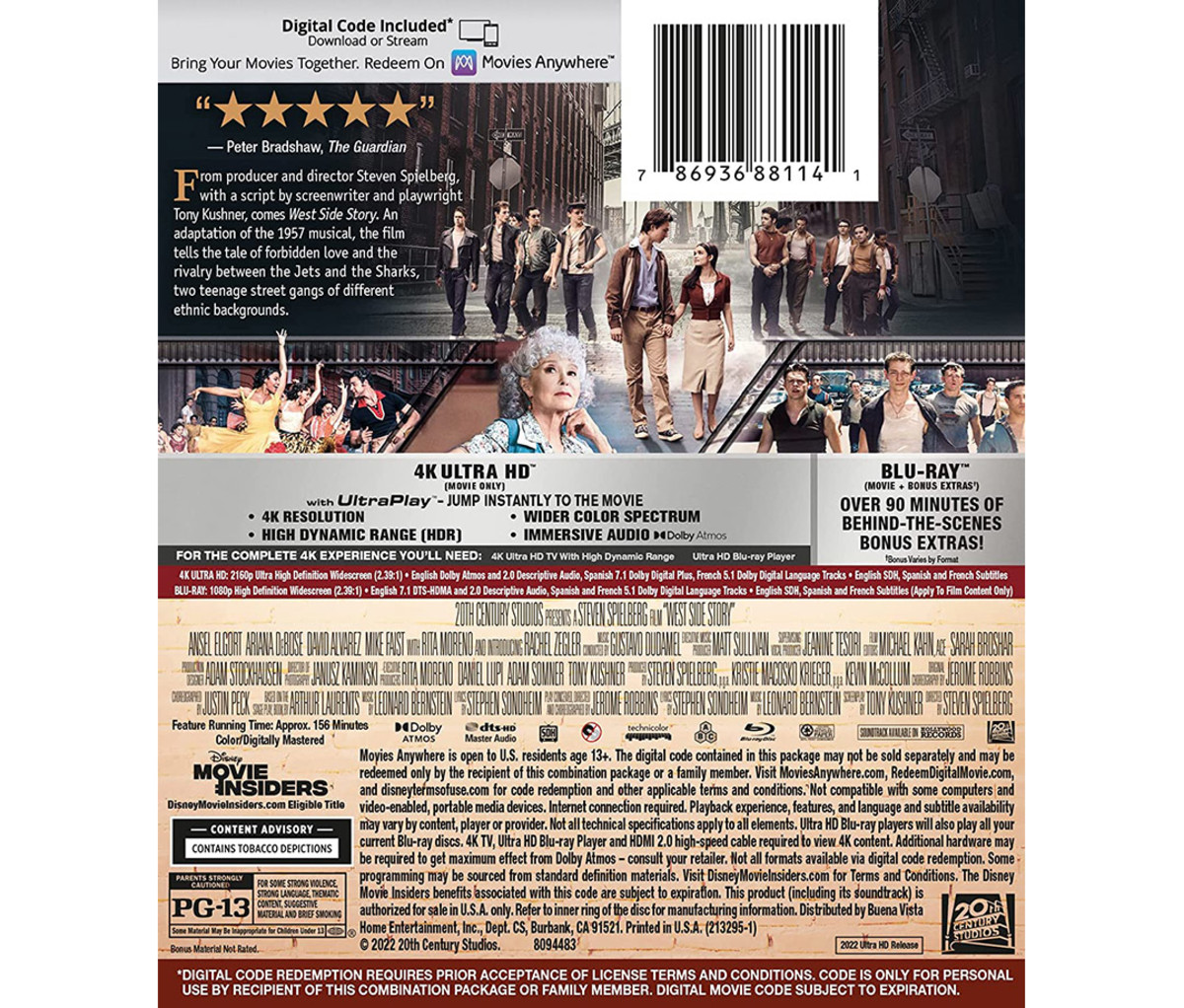West Side Story 4K Blu-ray