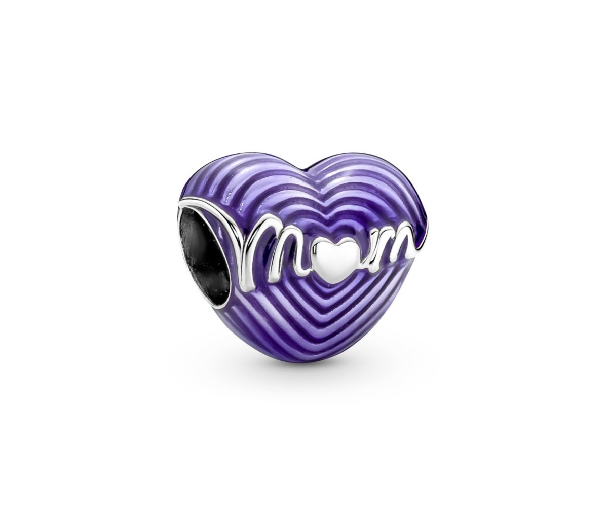 Radiating Love Mama Heart Charm1