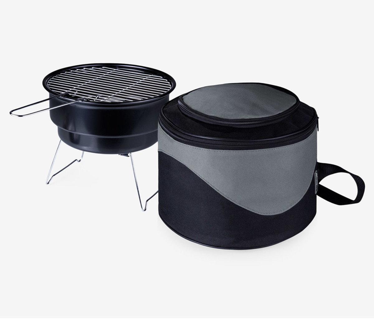 Oniva Portable Charcoal Grill & Cooler Tote