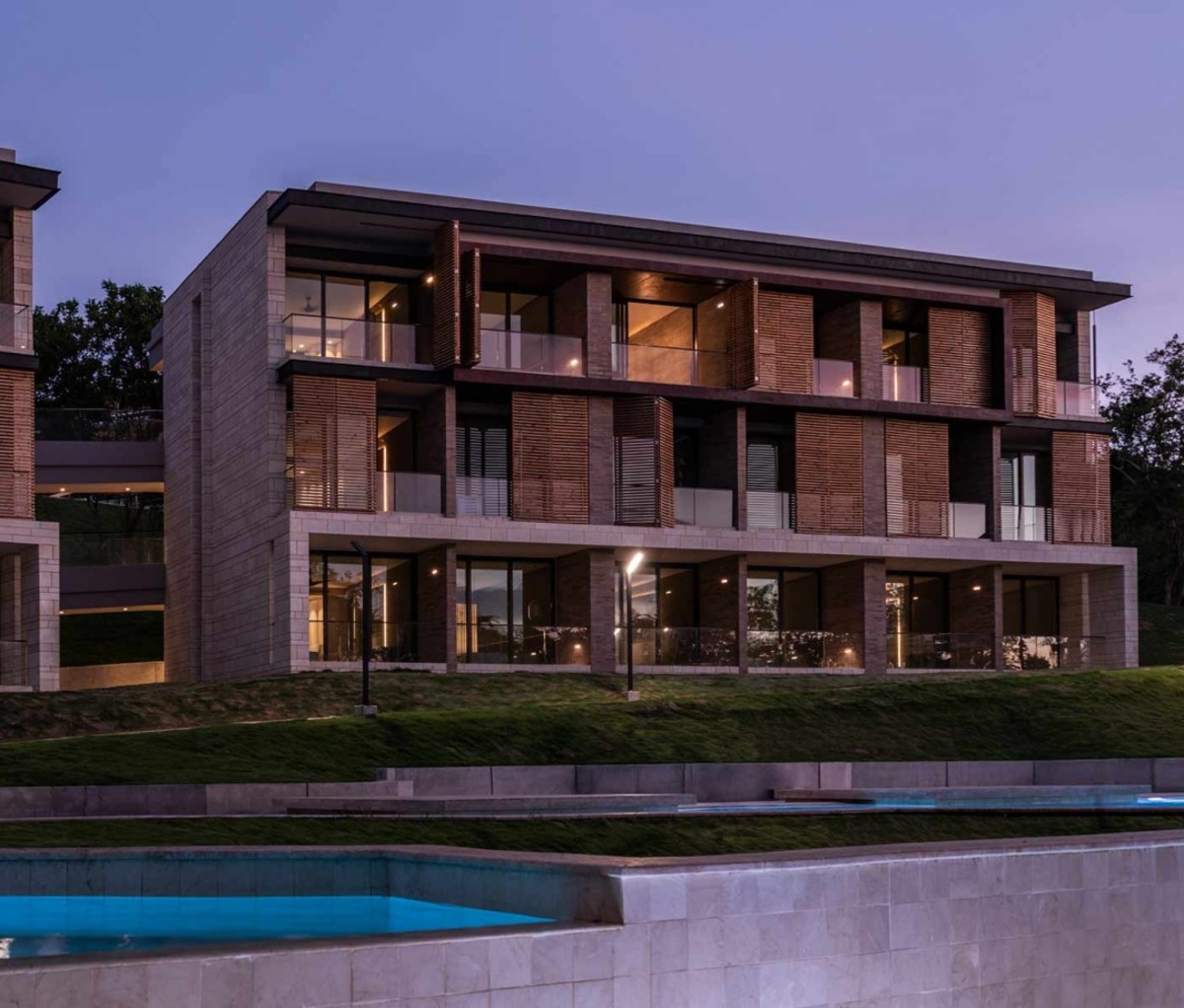 Sofitel Barú Calablanca Beach Resort buildings viewed from the outside