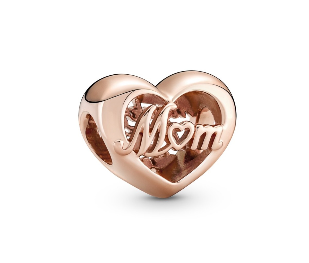 Thank You Mom Heart Charm