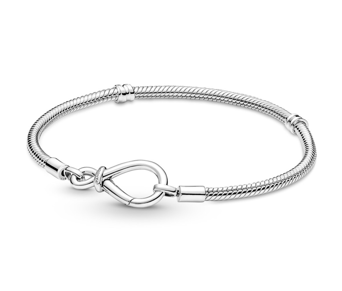 Pandora Moments Infinity Knot Snake Chain Bracelet