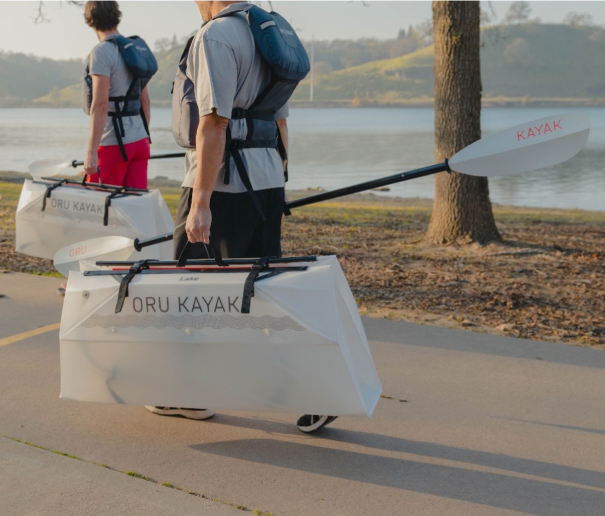 Oru's Lake kayak is the latest—and lightest—foldable kayak on the market and easily fits in the back of a vehicle.