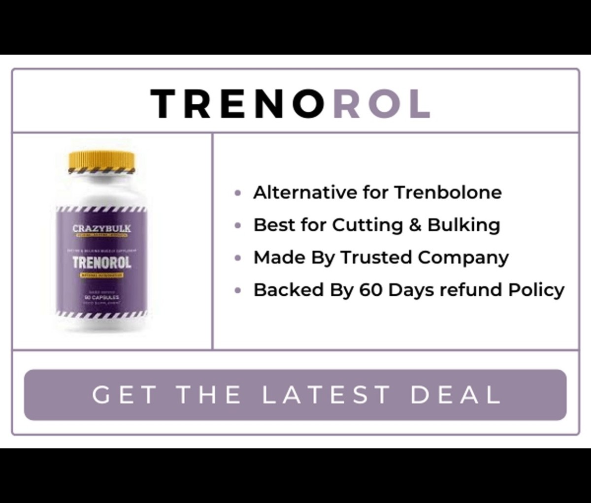Trenorol Review: Brand Overview