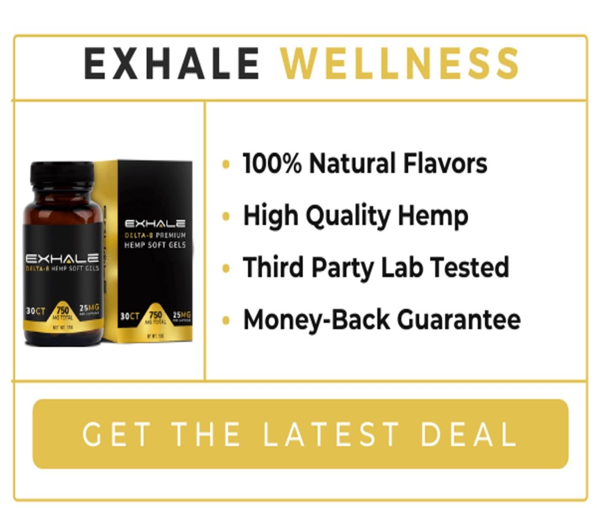 Exhale Wellness: Overall Best Delta 8 Capsules, Editor’s Choice