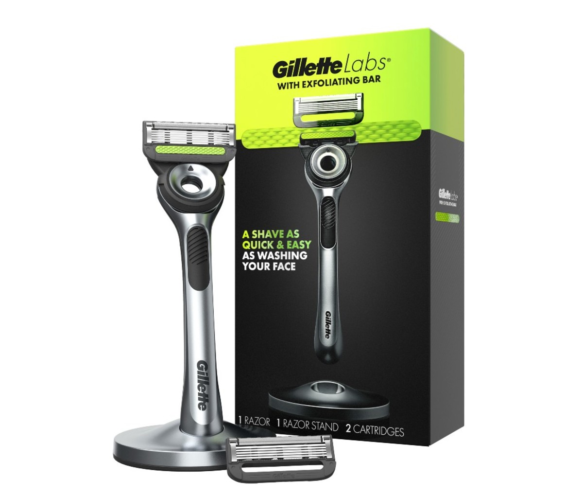 GilletteLabs Razor with Exfoliating Bar