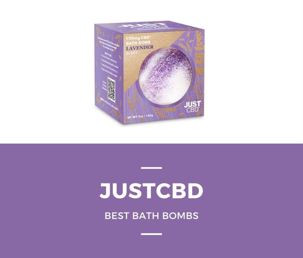 JustCBD Bath Bombs