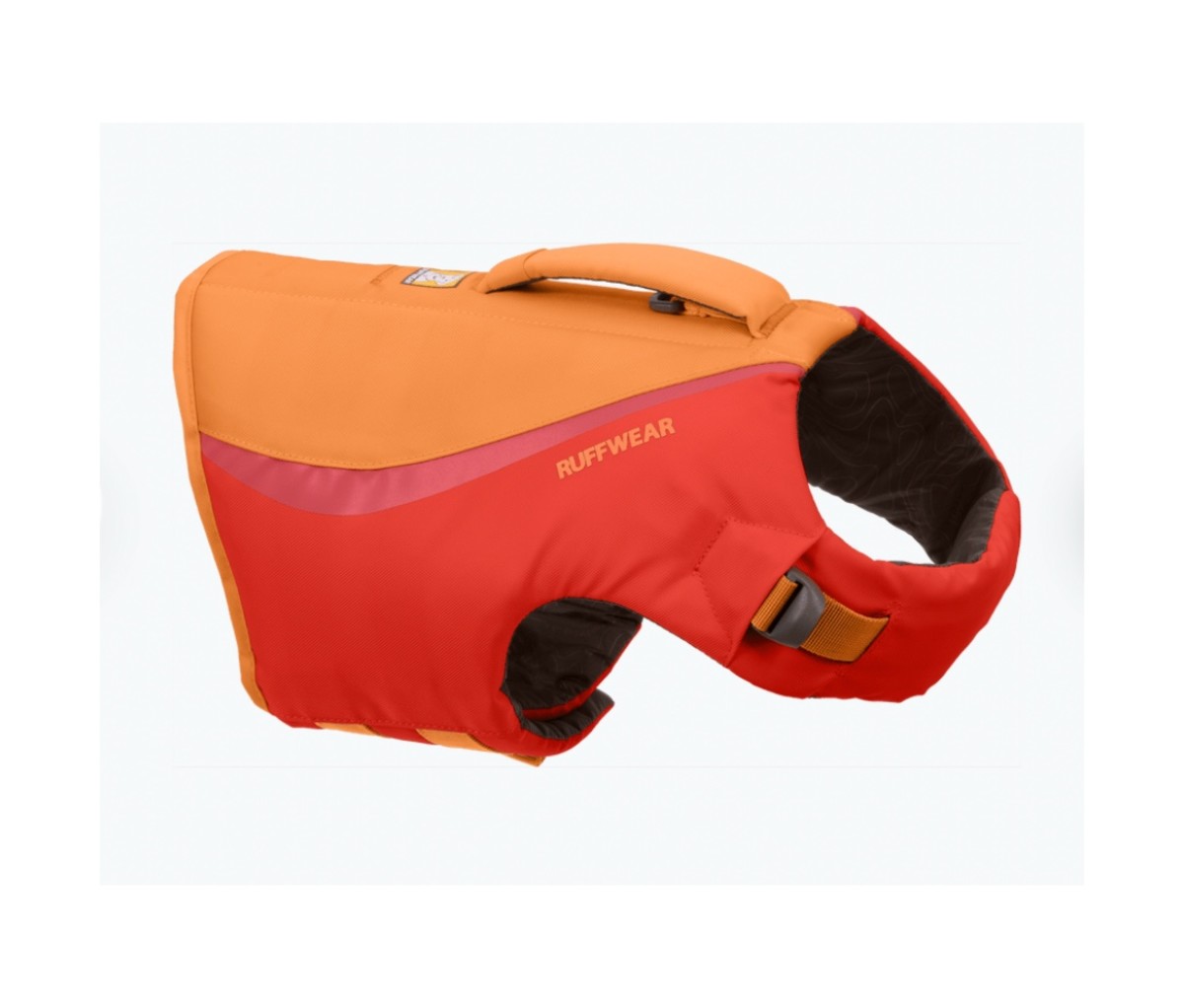 The Ruffwear Floating Coat will allow your dog to swim high and have fun in the water.