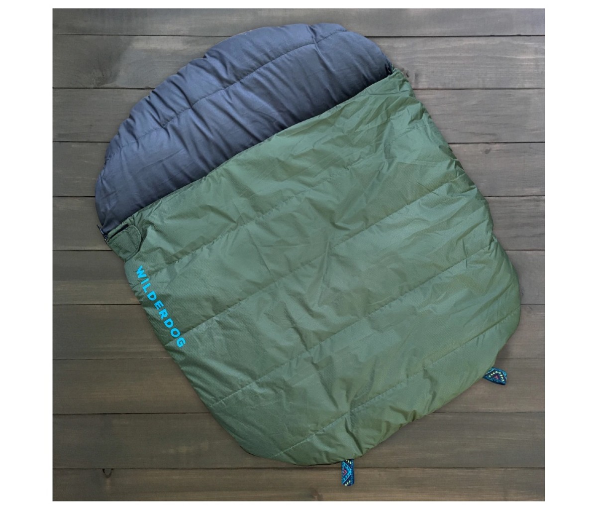 The Wilderdog Sleeping Bag is a great choice for keeping your pup warm on overnight adventures.