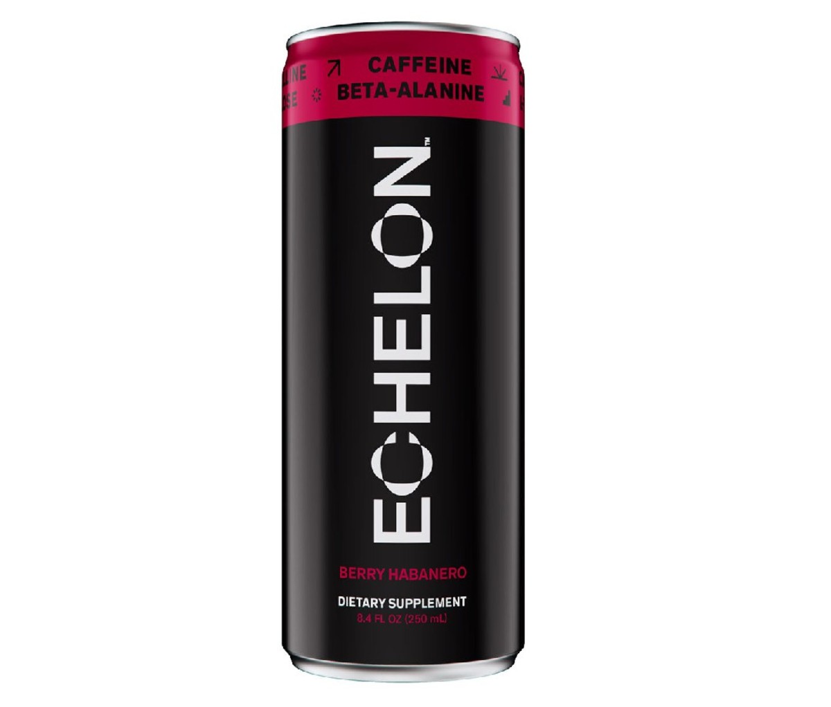One tall can of Echelon Pre-Workout Drink