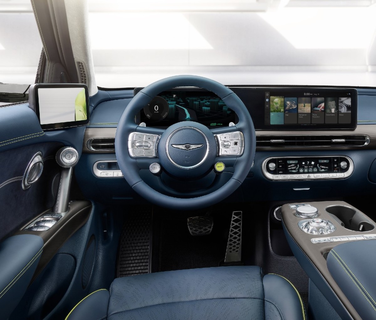 Driver's side interior of the Genesis GV60