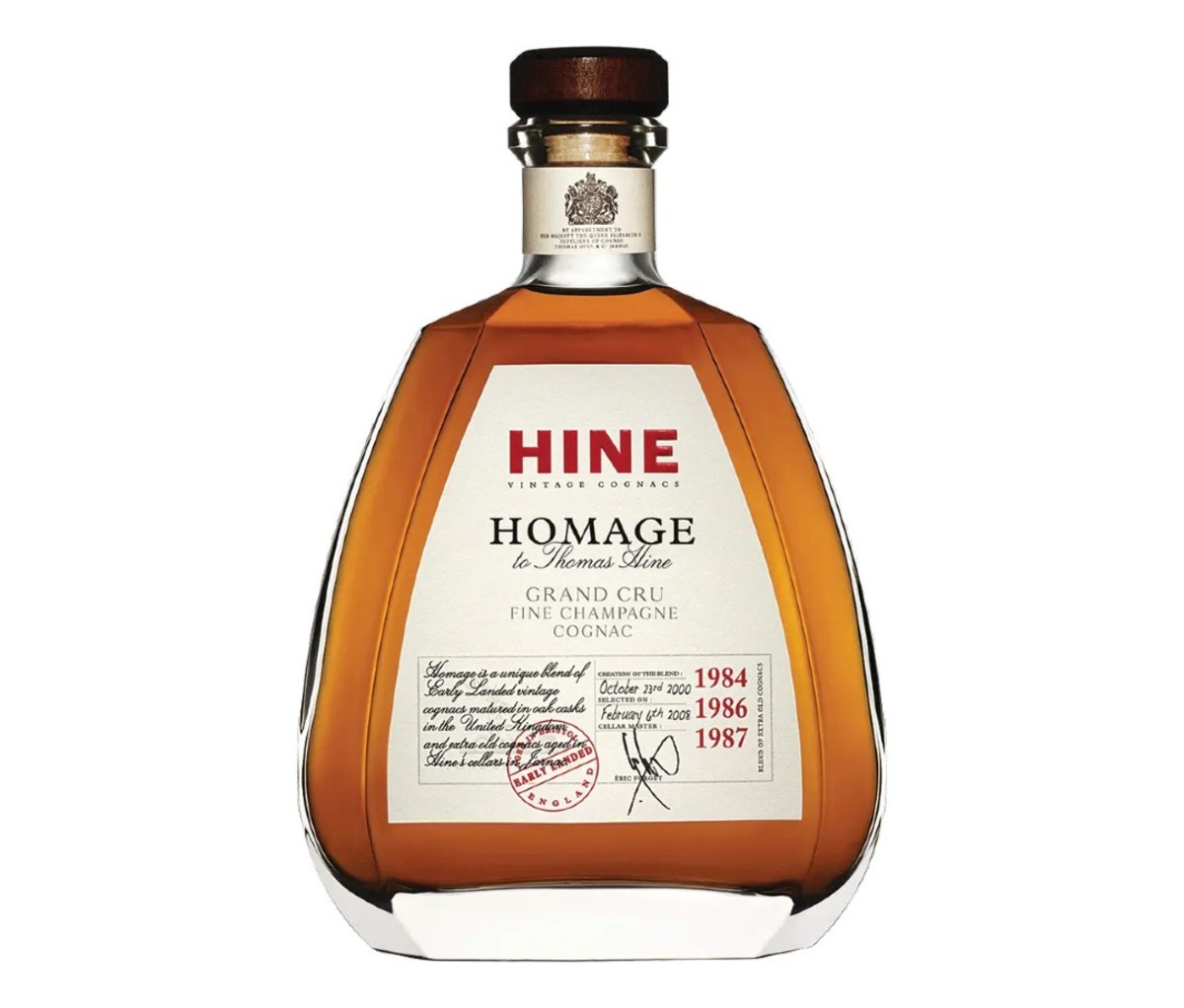 Bottle of Hine Homage Cognac: The Best Brandies And Cognacs To Drink Right Now